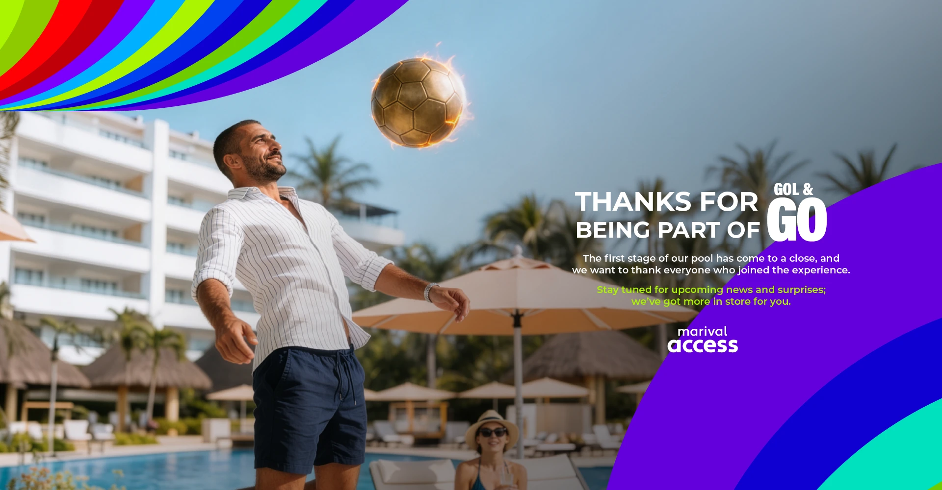 Join for a chance to win a free stay! Marival Distinct