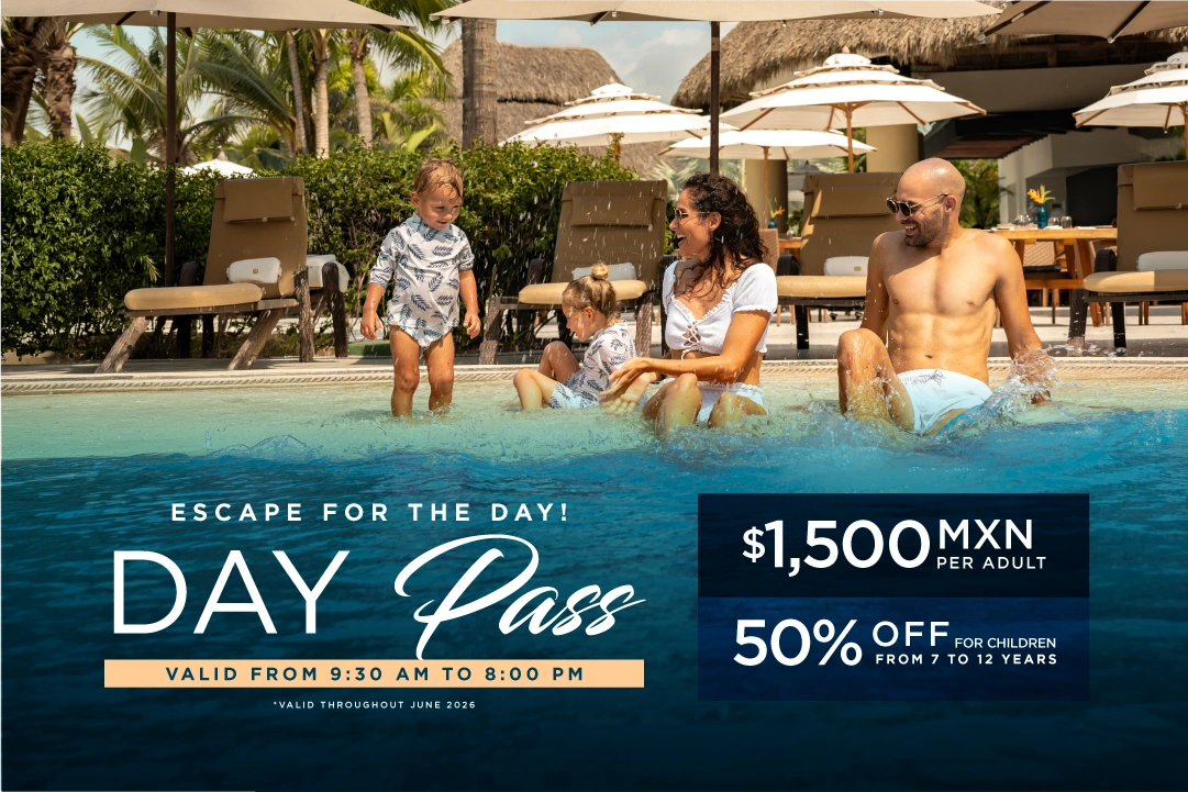Day pass Mozzamare Beach club Nuevo vallarta