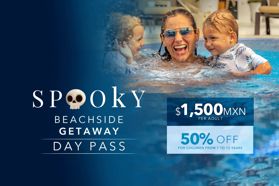 Day pass special october Mozzamare Beach club Nuevo vallarta